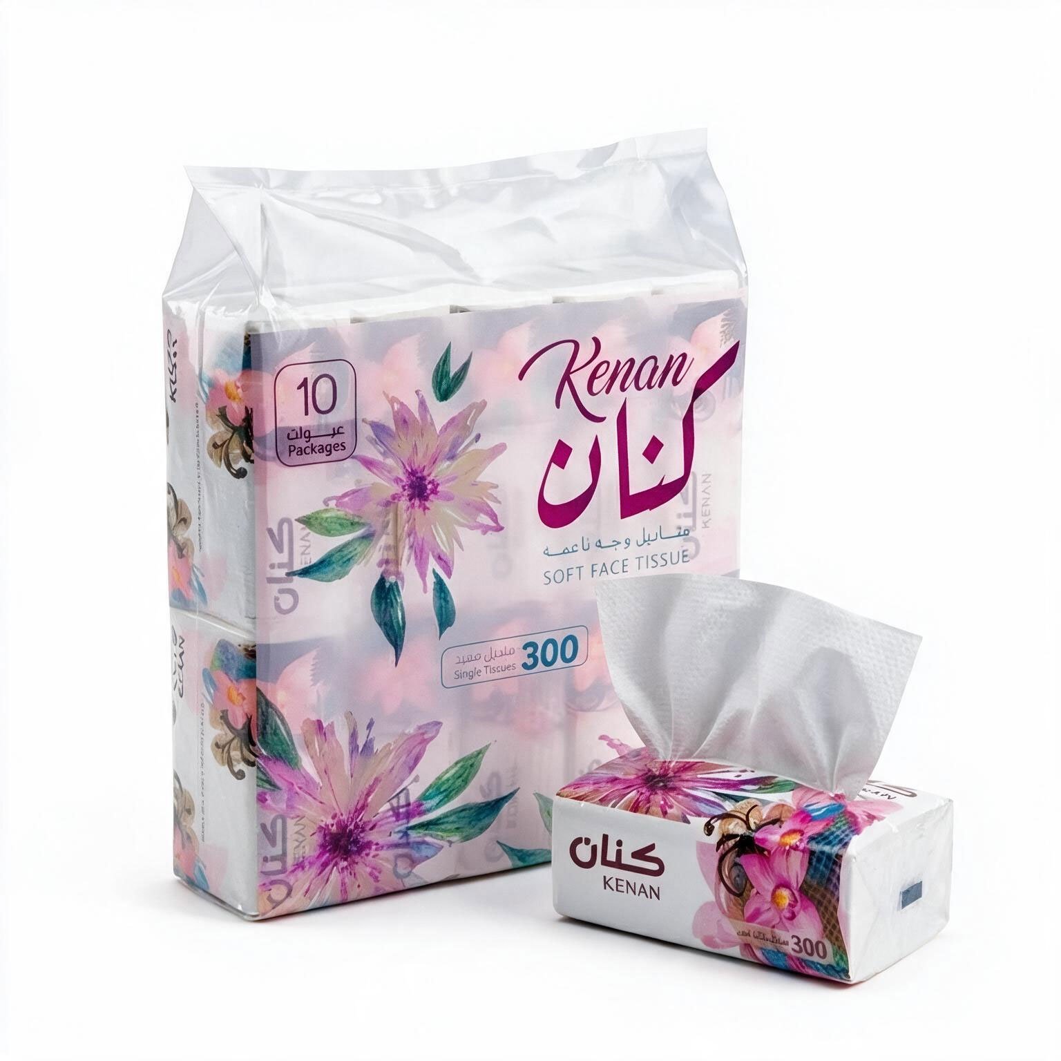 kinan-premium-soft-facial-tissues-3-ply-300-sheets-10-boxes-carton Kinan Premium Soft Facial Tissues – 3-Ply, 300 Sheets x 10 Packs - Image 1