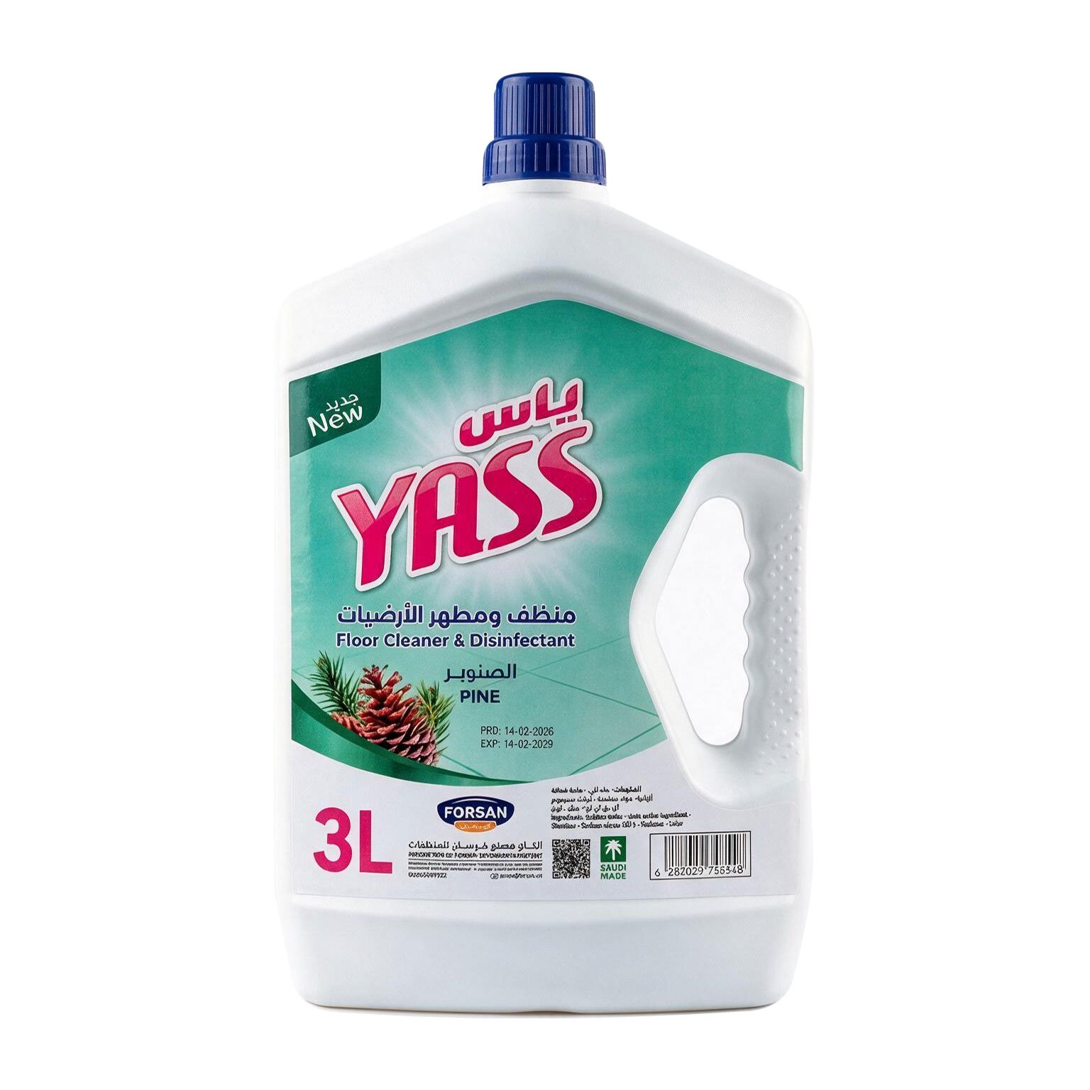 yass-fine-clean-floor-disinfectant-cleaner-3l Yas Fine Clean – Disinfectant & Floor Cleaner (3L) - Image 1